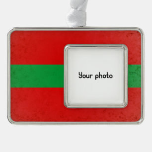 Transnistria Silver Plated Framed Ornament