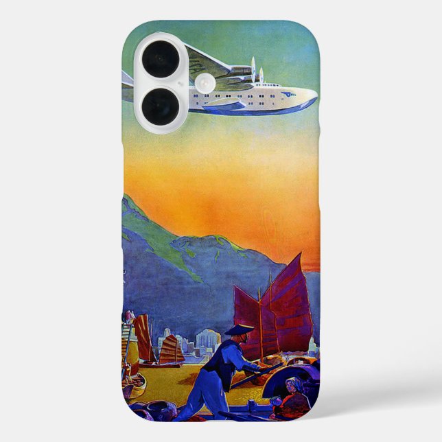 Transpacific Travel Case-Mate iPhone Case (Back)
