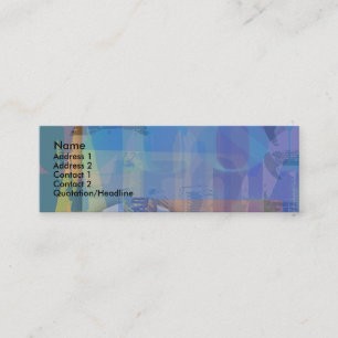 Transparency Pastel Colours Business Card