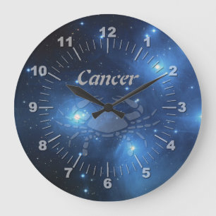 Transparent Cancer Large Clock