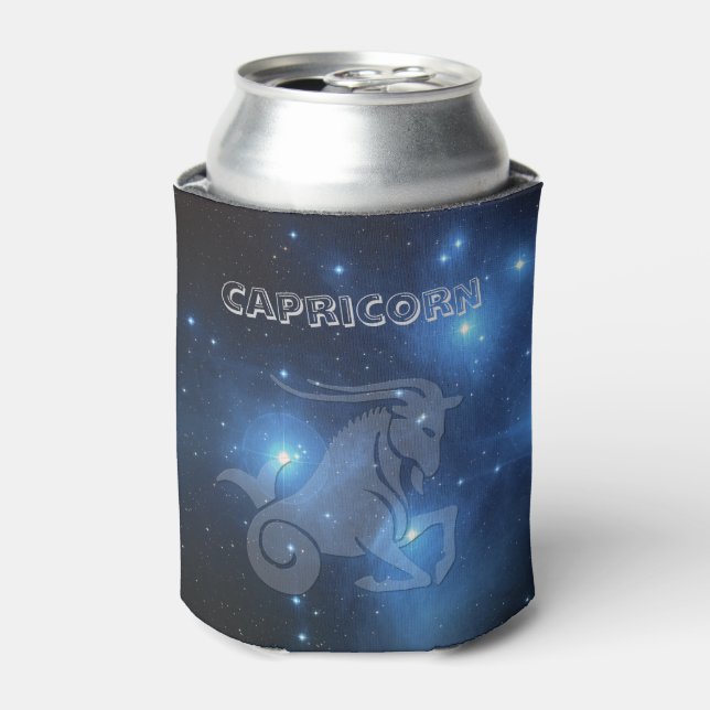 Transparent Capricorn Can Cooler (Can Front)