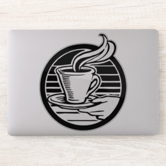 transparent Coffee Logo sticker