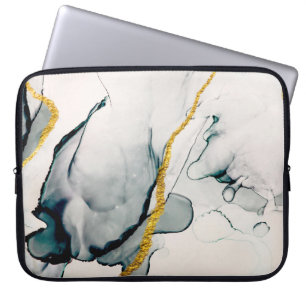 Transparent creativity. Abstract artwork. Trendy w Laptop Sleeve