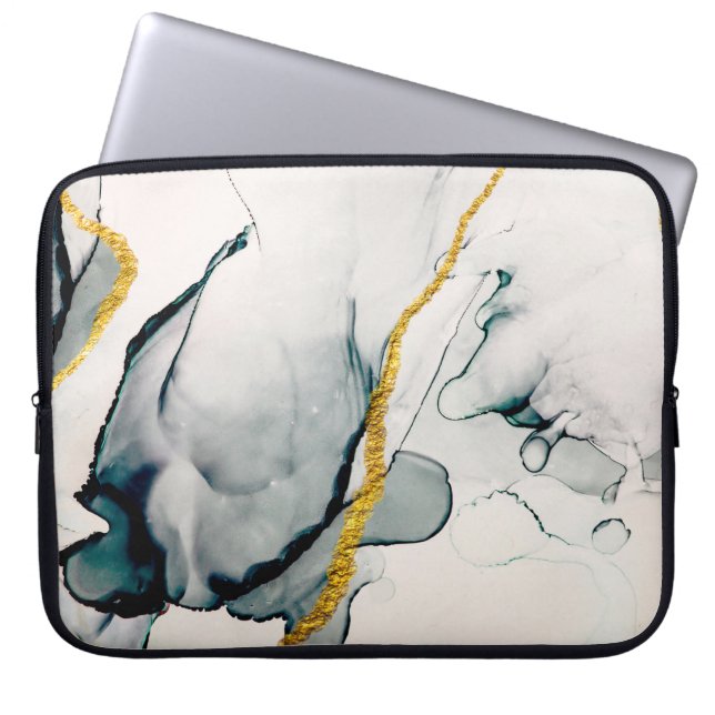 Transparent creativity. Abstract artwork. Trendy w Laptop Sleeve (Front)
