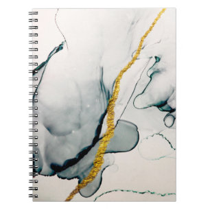Transparent creativity. Abstract artwork. Trendy w Notebook
