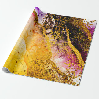 Transparent creativity. Abstract clouds -ART. Mast Wrapping Paper