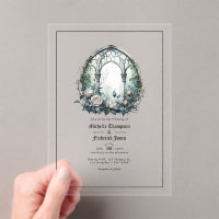 Transparent Dark Fantasy Gothic Window Wedding