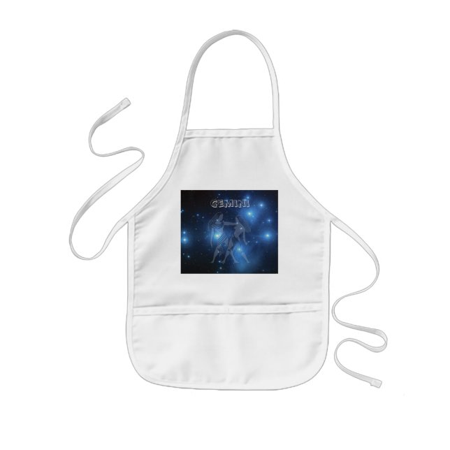 Transparent Gemini Kids Apron (Front)