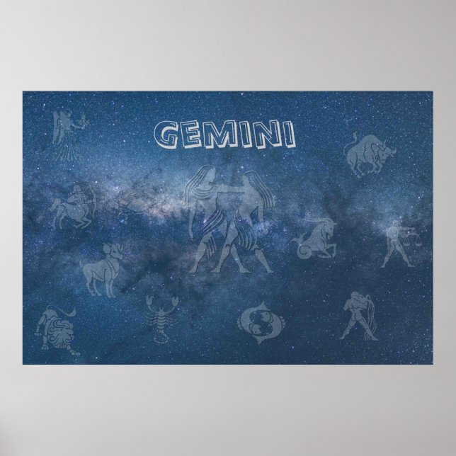 Transparent Gemini Poster (Front)