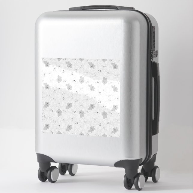 Transparent Grid Overlay – Editable PNG Texture (Suitcase)