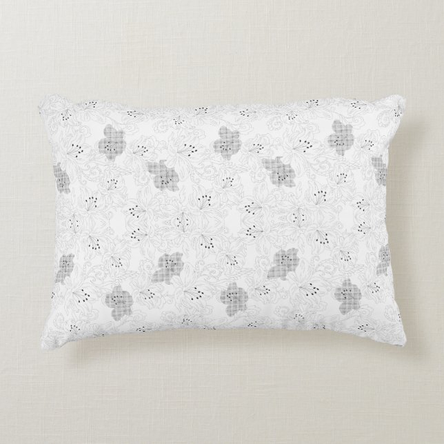 Transparent Grid Overlay – Editable PNG Texture Decorative Cushion (Front)