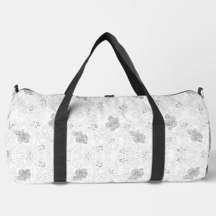 Transparent Grid Overlay – Editable PNG Texture Duffle Bag