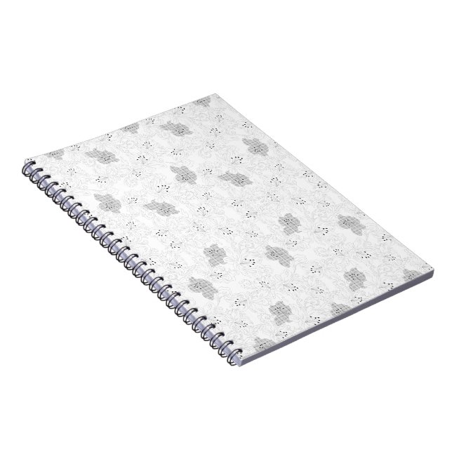 Transparent Grid Overlay – Editable PNG Texture Notebook (Right Side)