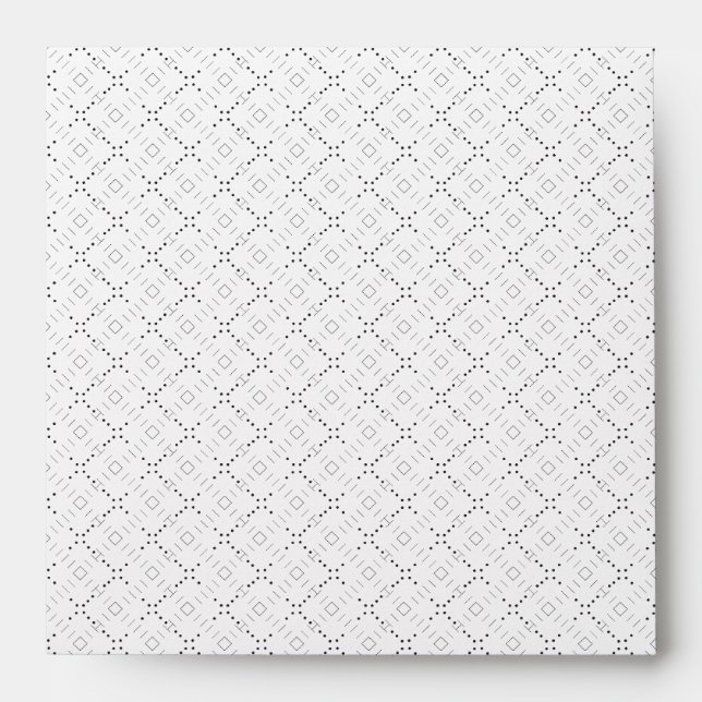 Transparent Grid PNG | Editable Texture Overlay Envelope (Front)