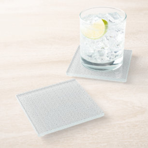 Transparent Grid PNG Editable Texture Overlay Glass Coaster