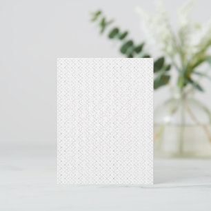Transparent Grid Postcard   Minimalist Design Text