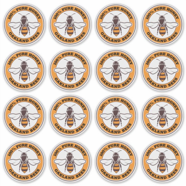 Transparent Honey Bee Icon Beekeeper Product (Front)
