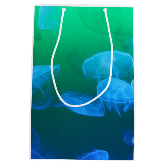 Transparent Jellyfish Medium Gift Bag (Back)