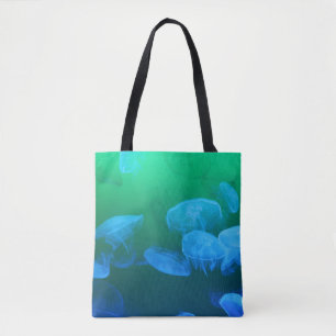 Transparent Jellyfish Tote Bag