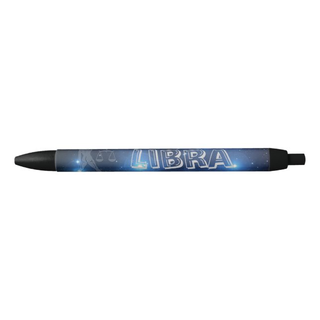Transparent Libra Black Ink Pen (Front)
