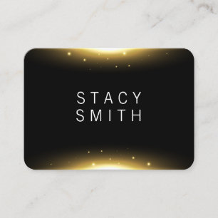 Transparent Light Sparkles Business Card
