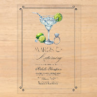 Transparent Margs & Matrimony Bridal Shower