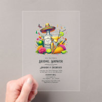 Transparent Mexican Fiesta Sombrero Bridal Shower