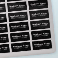 Transparent Modern Address (or other) Business