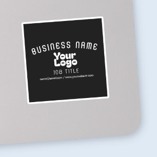 Transparent or Opaque Logo Retro-Modern Black