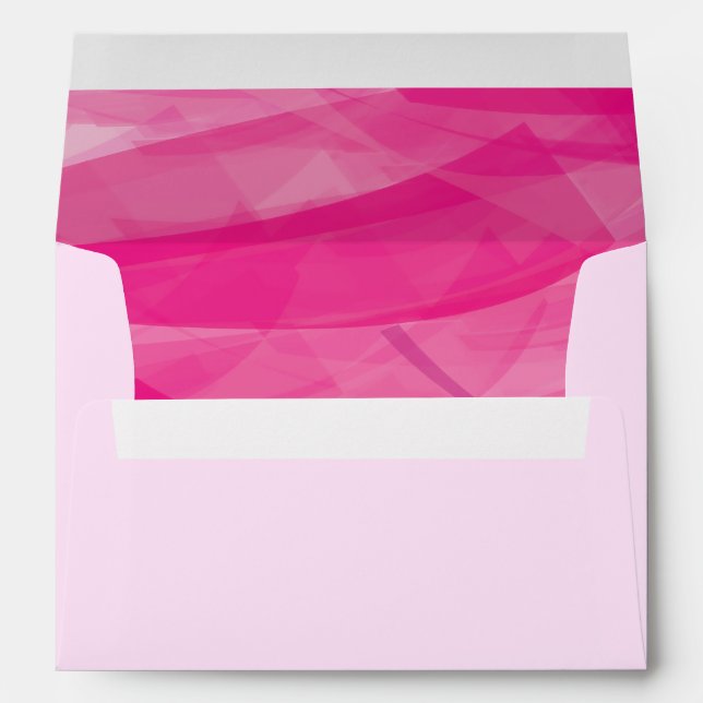 TRANSPARENT STAR Bat Mitzvah Customisable Envelope (Back (Bottom))