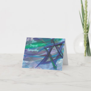 Transparent Star Ohev Shalom Sympathy You Card #5