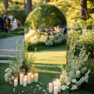 Transparent "The Morning After" Brunch WelcomeSign