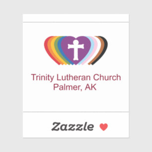Transparent Trinity and RIC sticker