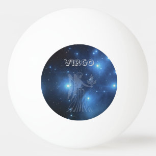 Transparent Virgo Ping Pong Ball