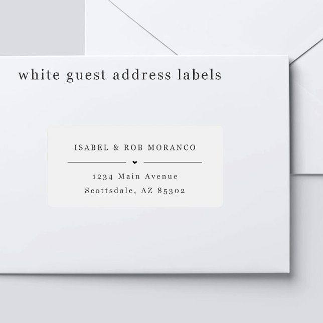 Transparent Wedding Guest Address Labels (Creator Uploaded)
