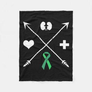 Transplant Awareness Kidney Disease Month  Fleece Blanket