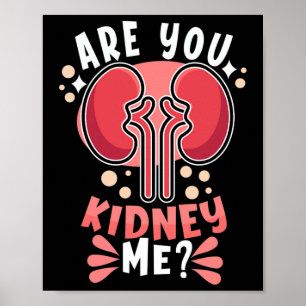 Transplant Awareness Kidney Health Dialysis Tech  Poster