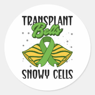 Transplant Bells  Classic Round Sticker