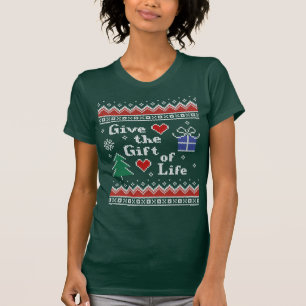 Transplant Gift of Life Christmas Ugly Sweater