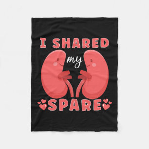 Transplant Kidney Donor Kidney Disease Fleece Blanket
