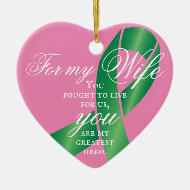 Transplant Mother's Day Wife Custom  Ceramic Ornam Tree Decoration (Front)