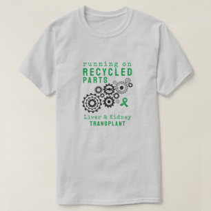 Transplant Recycled Parts Custom Steampunk Gears T-Shirt