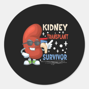Transplant Surgery Kidney Donor Kidney Disease 1  Classic Round Sticker