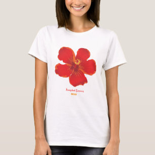 Transplant Survivor personalised t-shirt - flower