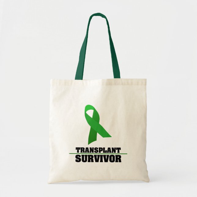 Transplant Survivor Tote Bag (Front)