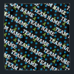 Transplant Team Customisable  Bandana<br><div class="desc">Transplant Team bandanna for your pet! Fun original design with green ribbons and paws, and personalizable text. Our pets are an important part of the transplant journey before and after! Great gift idea for the pet loving transplant recipient, or for friends and family supporting you on your transplant team who...</div>