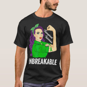 Transplant Warrior Unbreakable Organ Donor Awarene T-Shirt