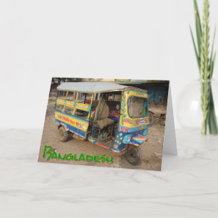 Transport Bangladesch Thank You Card