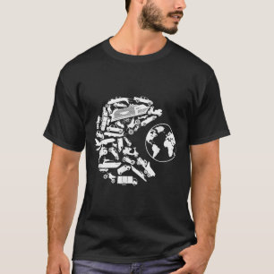 Transport Eats Earth Environmental Protection T-Shirt