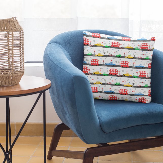 Transport Kids Photographic Prints  Cushion (Creator Uploaded)